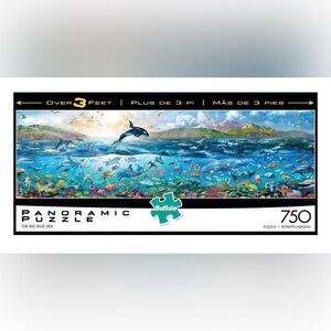 Buffalo Panoramic Puzzle 🧩- The Big Blue Sea 750 Pieces